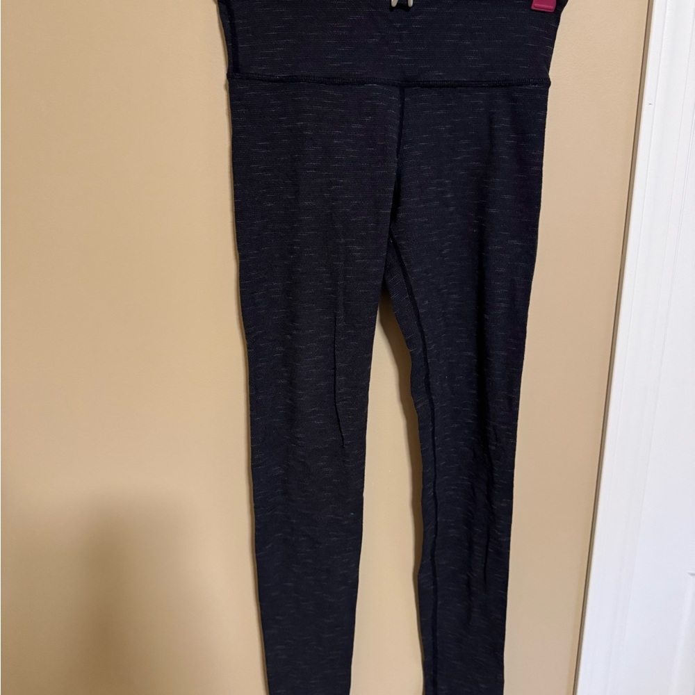 lululemon athletica Black Heather Leggings